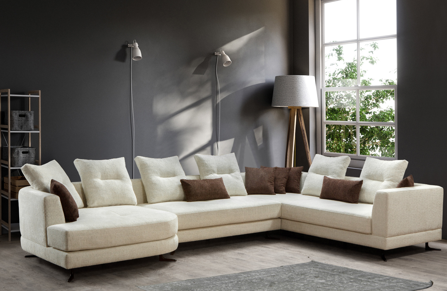 XXL hochwertig & modernes Ecksofa
