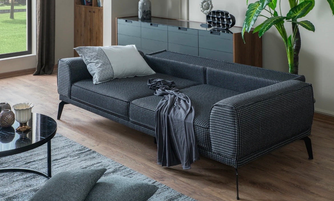 Hochwertig & modern- Sofa Set 3+3+1 ZETT